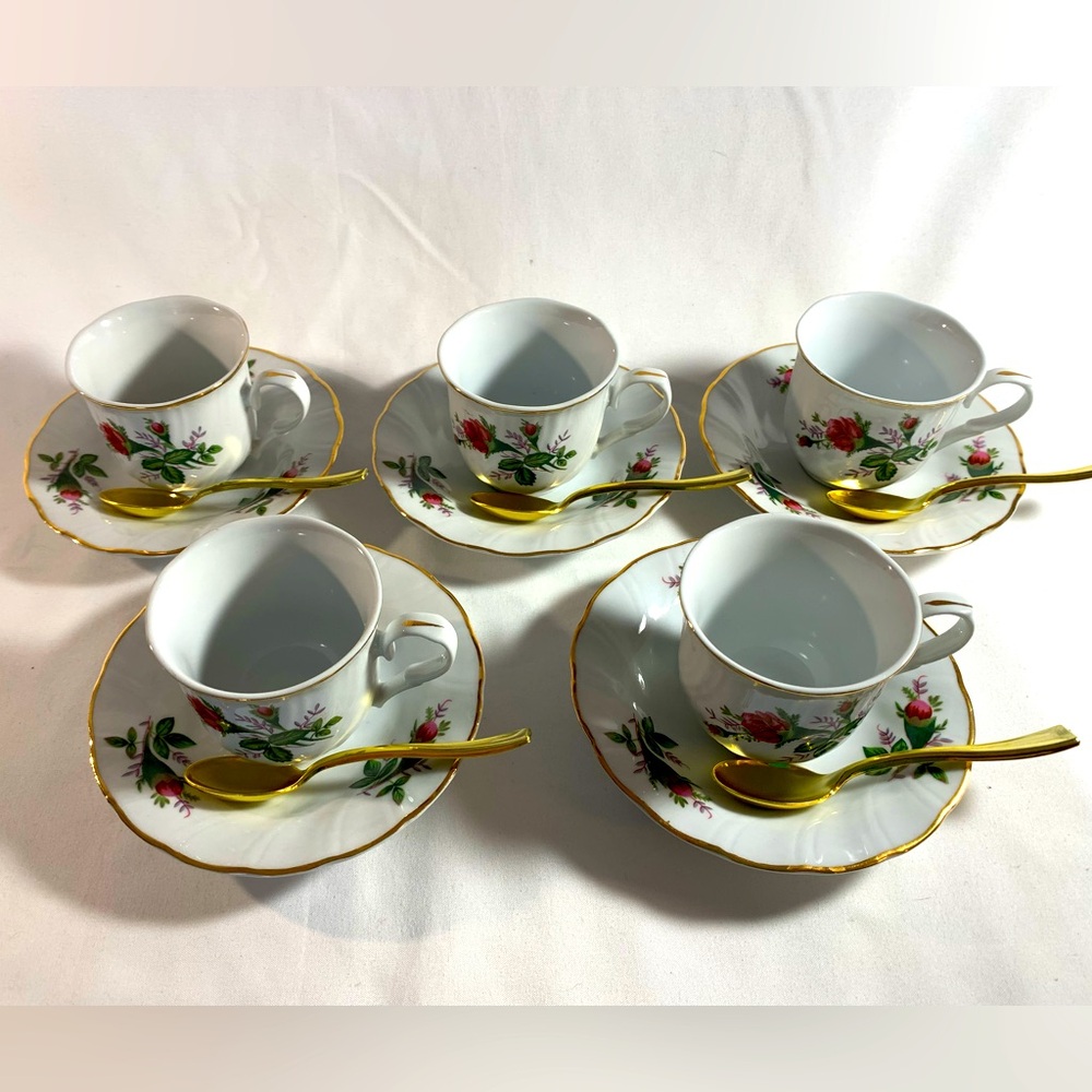 (5) Set Lynns Children’s Floral Tea Set